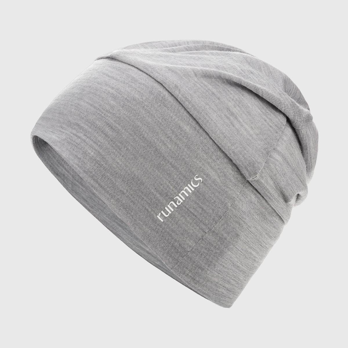 Merino Beanie unisex - hellgrau