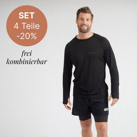 4-teiliges Running Set Herren, freie Auswahl (-20% Rabatt)