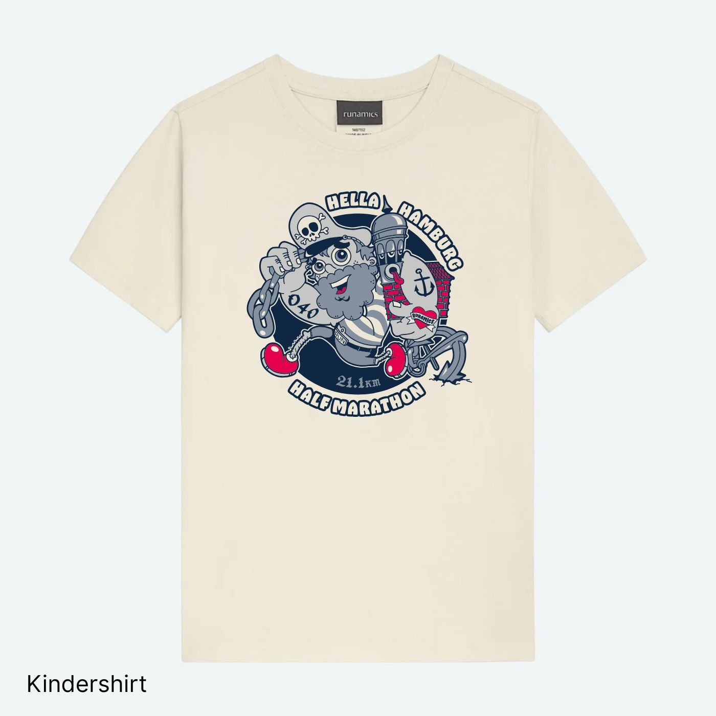 HH Half 2026, Running Captain T-Shirt, Biobaumwolle, unisex