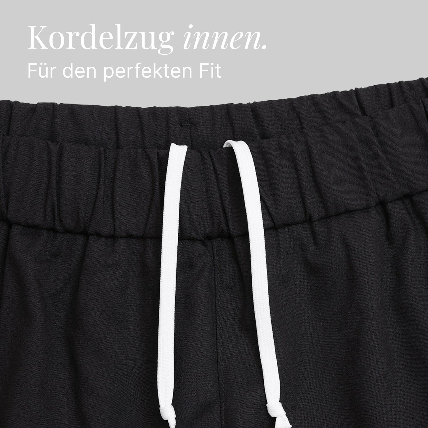 Bouncy Cotton Running Shorts, Damen, schwarz