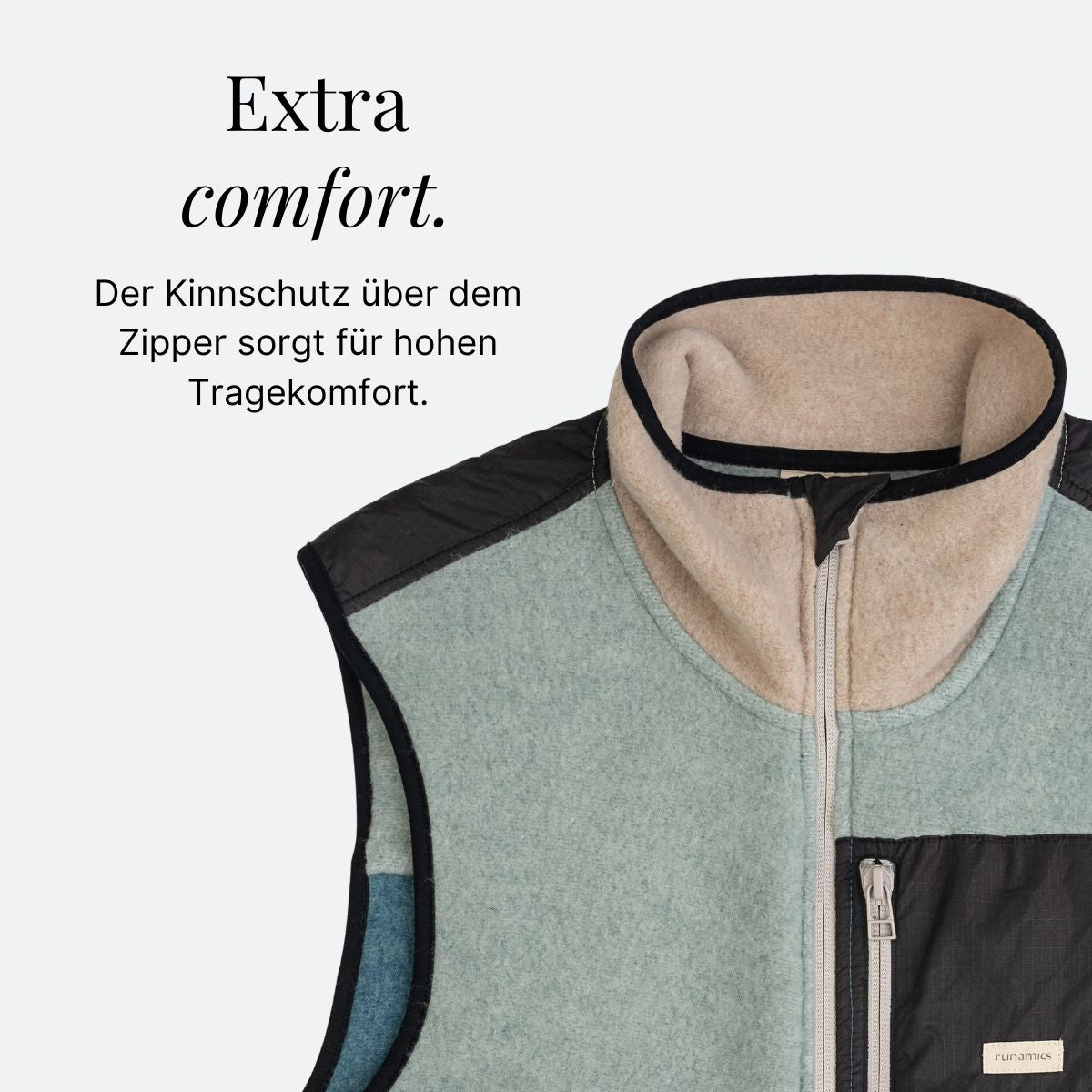 TheNova Merino Fleece Weste, Nordic Breeze, unisex