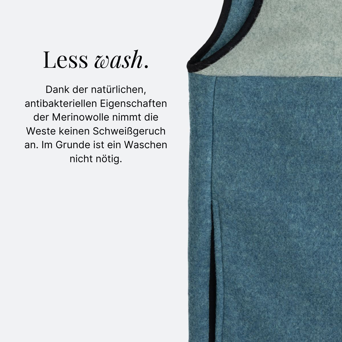 TheNova Merino Fleece Weste, Nordic Breeze, unisex