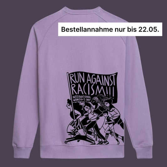 Run Against Racism Sweatshirt (Print on Demand)