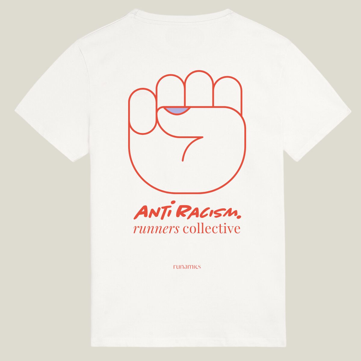 Anti Racism Runners Collective, T-Shirt, unisex, regenerative Baumwolle