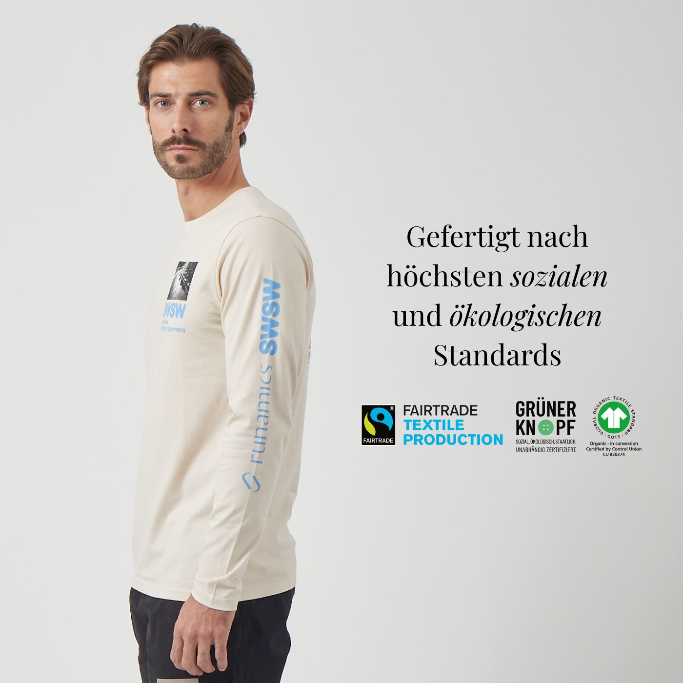 Stop Watching Stop Watches - Longsleeve, Biobaumwolle, unisex