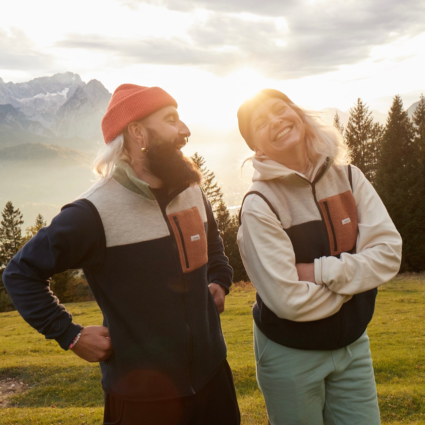 NEU | Merino Wollfleece Weste, unisex, multi-color