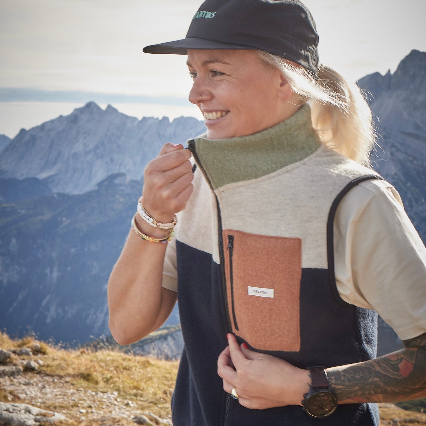 NEU | Merino Wollfleece Weste, unisex, multi-color