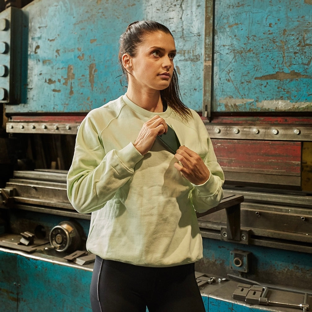 C2C Pullover Damen, mintgrün