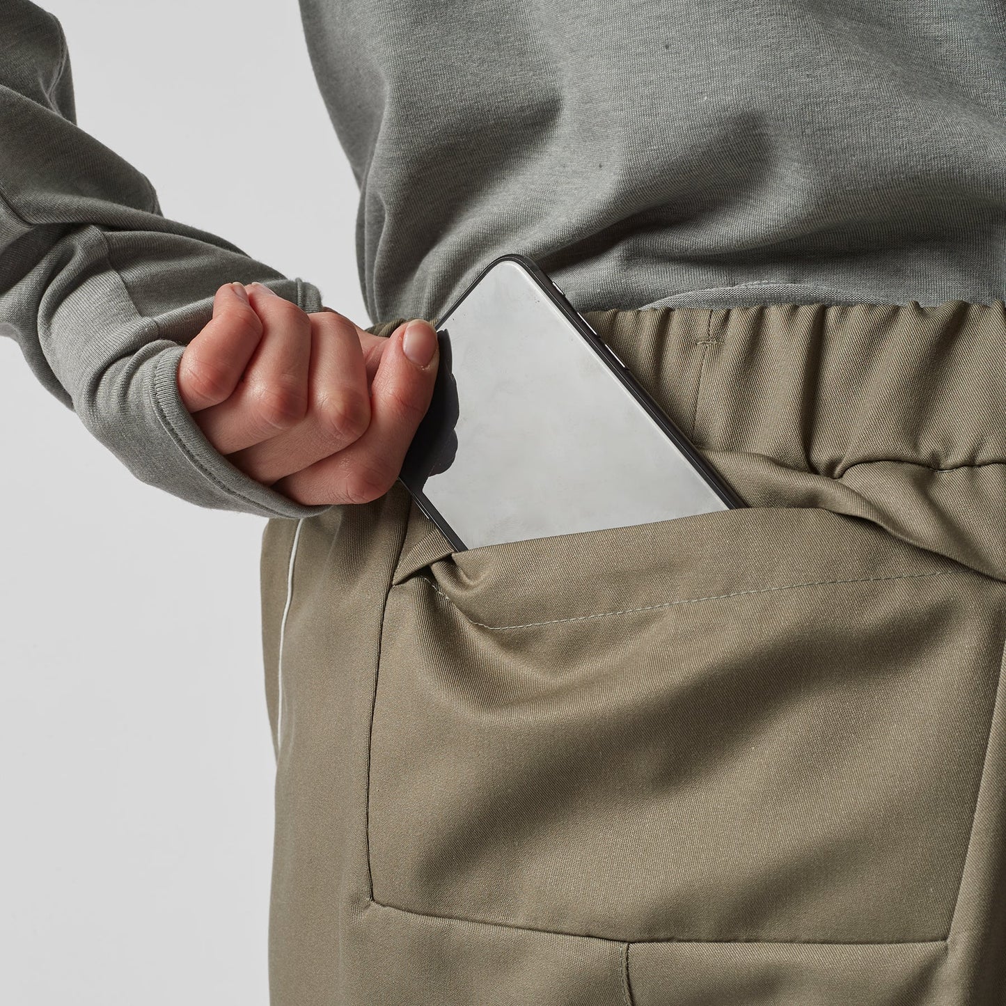HH Half C2C Running Shorts Herren, olivgrün
