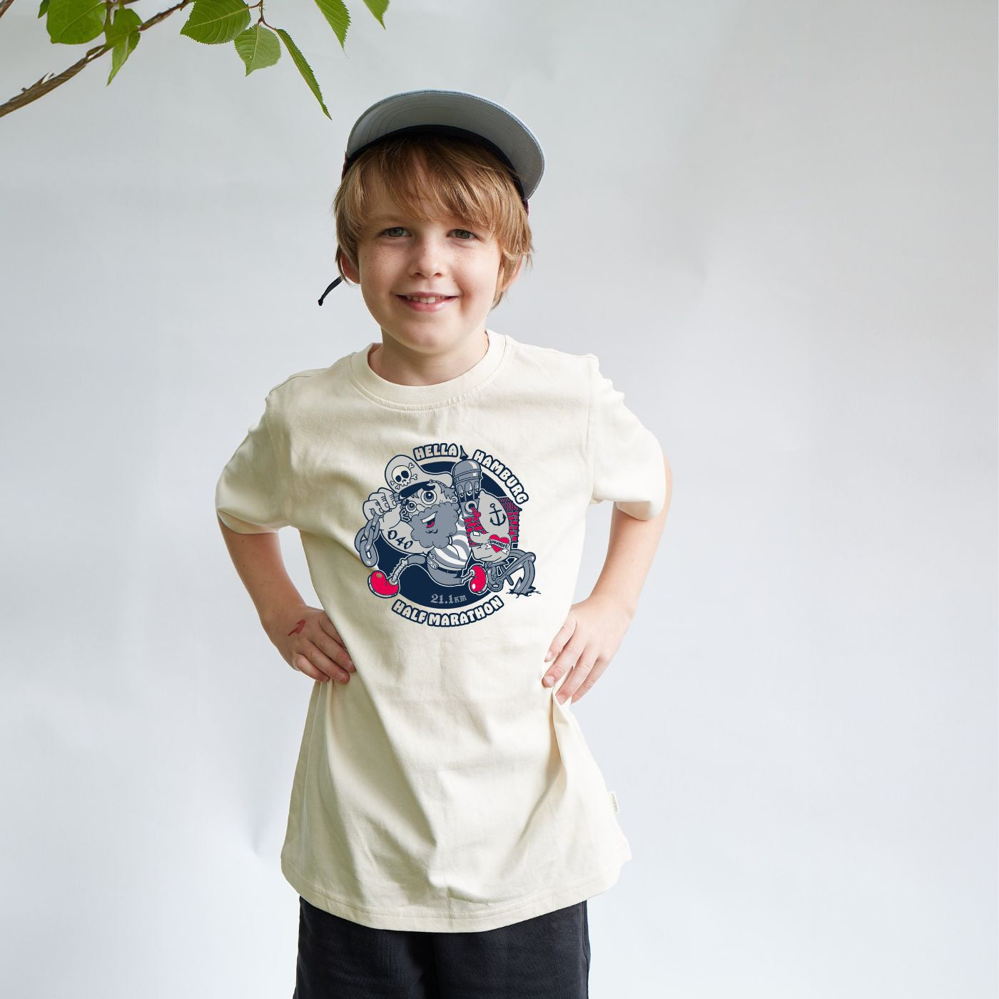 HH Half 2026, Running Captain T-Shirt, Biobaumwolle, unisex