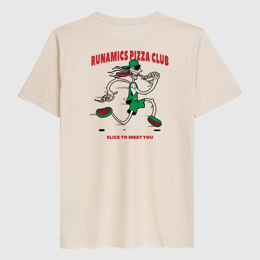 runamics Pizza Club T-Shirt, Biobaumwolle, unisex, undyed