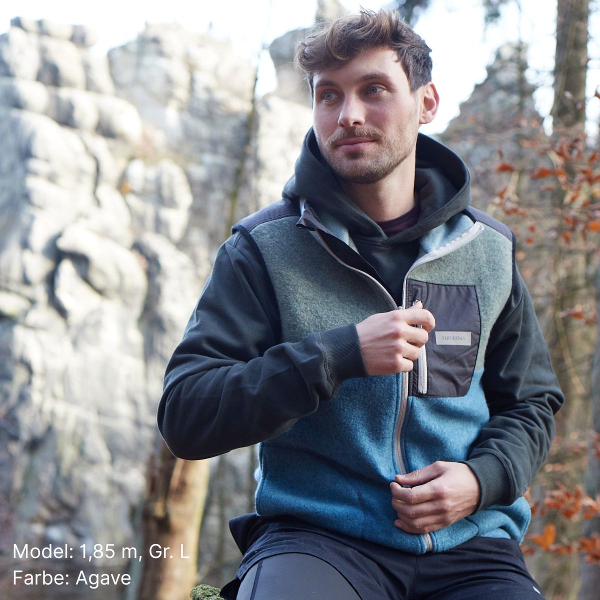 TheNova Merino Fleece Weste, verschiedene Farben, unisex