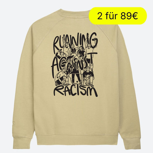 Running Against Racism Sweatshirt, unisex (Limited Edition)