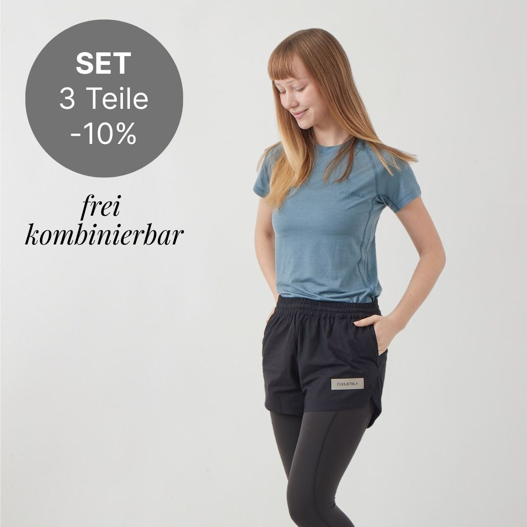 3-teiliges Running Set Damen, freie Auswahl (-15% Rabatt)