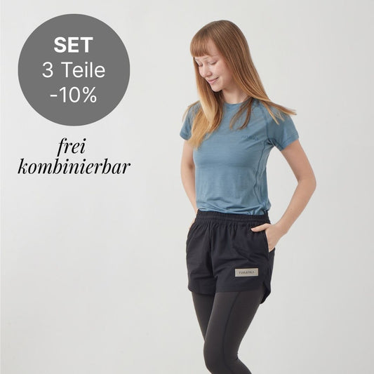 3-teiliges Running Set Damen, freie Auswahl (-15% Rabatt)
