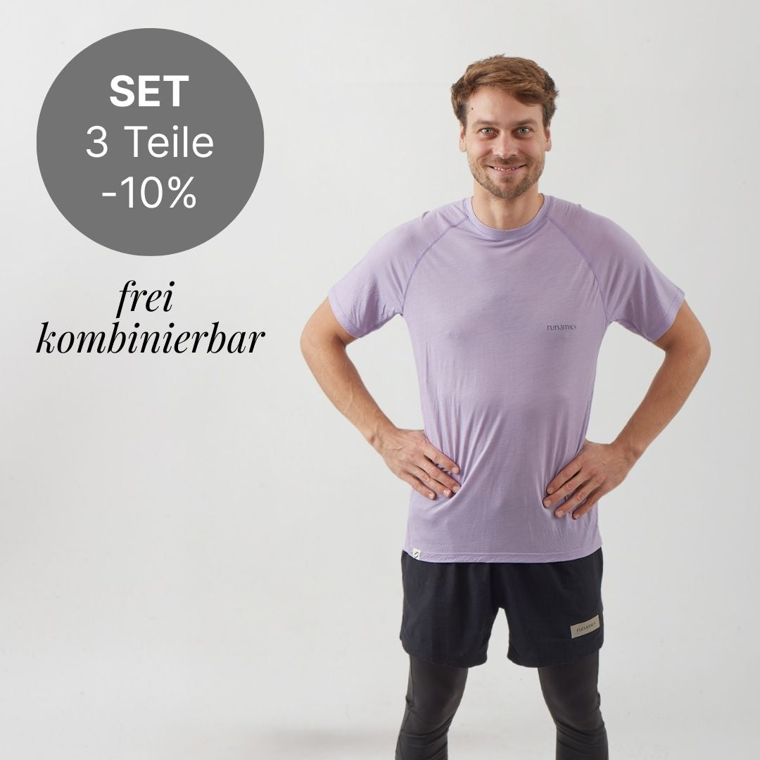3-teiliges Running Set Herren, freie Auswahl (-15% Rabatt)