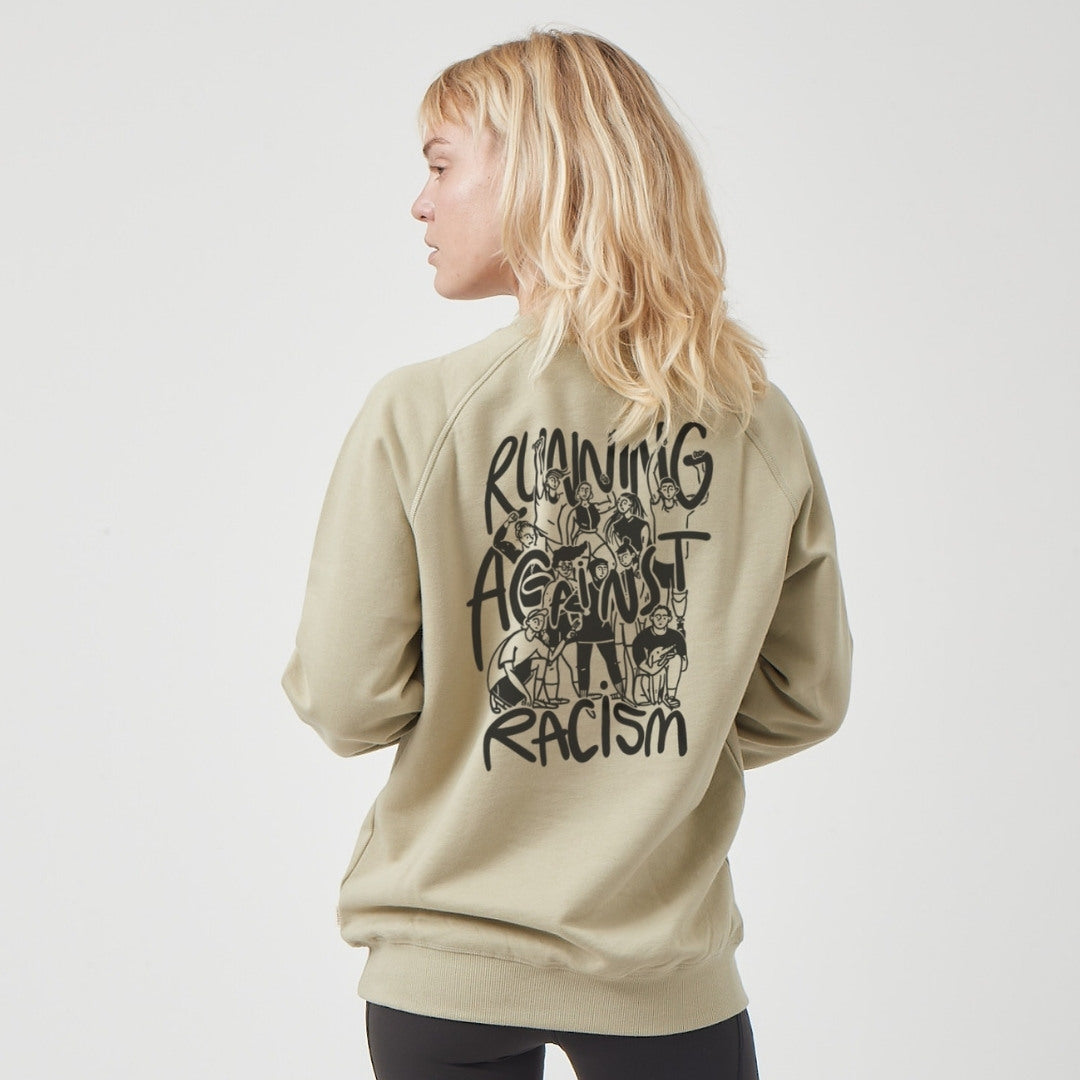 Running Against Racism Sweatshirt, unisex (Limited Edition)
