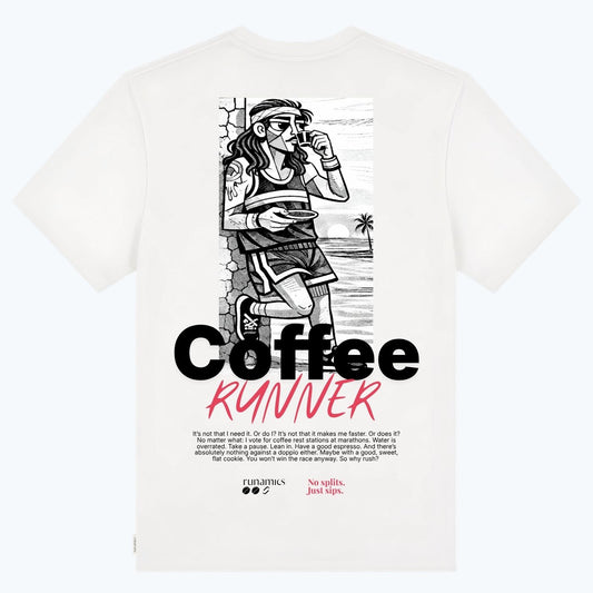 Coffee Runner T-Shirt, Biobaumwolle, unisex