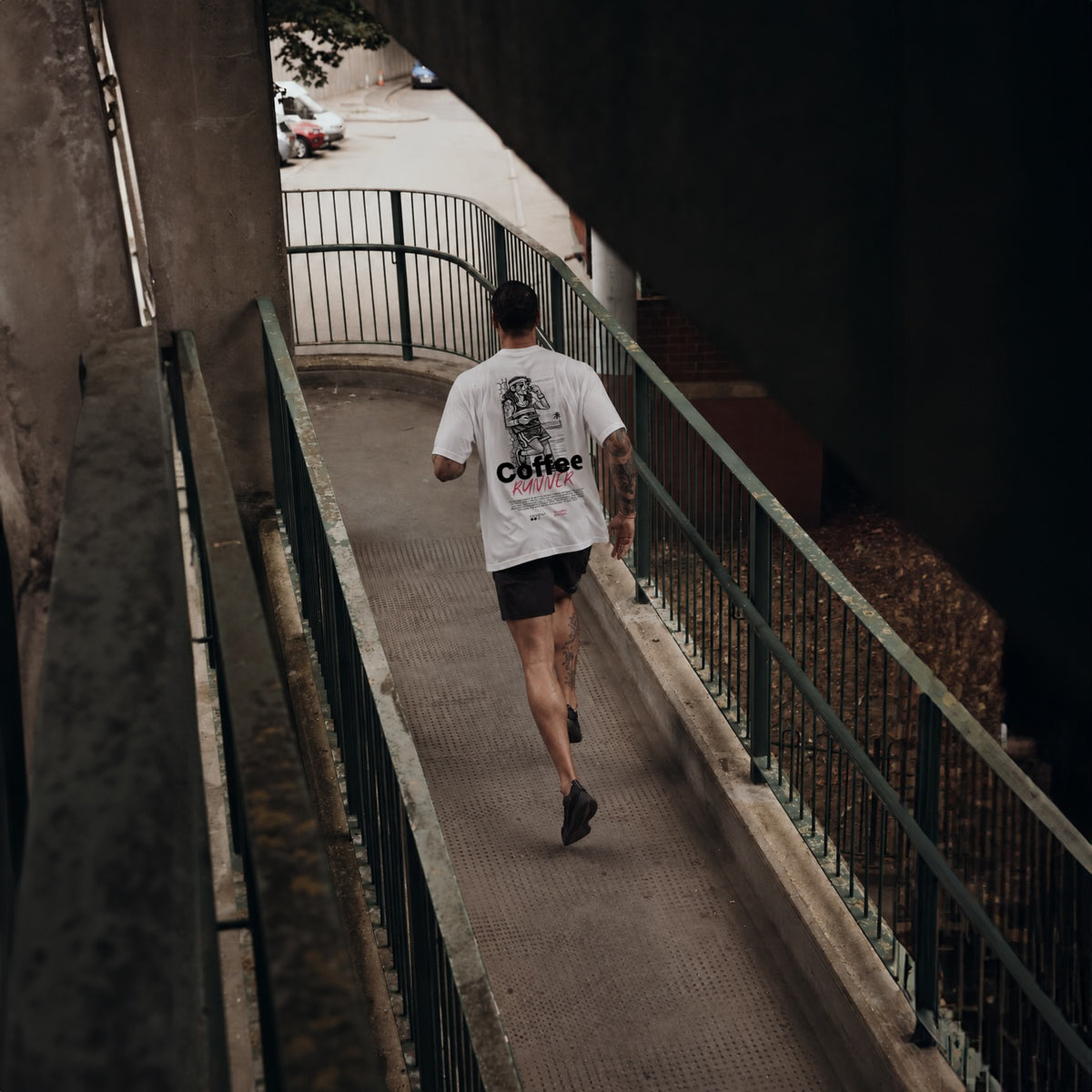 Coffee Runner T-Shirt, Biobaumwolle, unisex