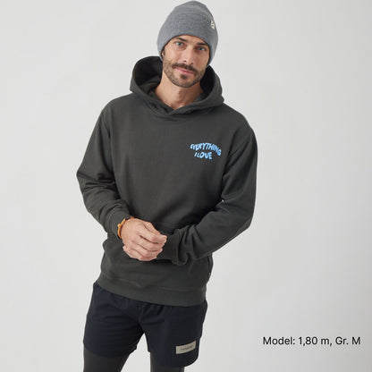 Everything I Love Hoodie, Biobaumwolle, unisex