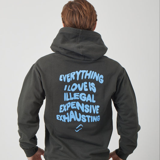 Everything I Love Hoodie, Biobaumwolle, unisex