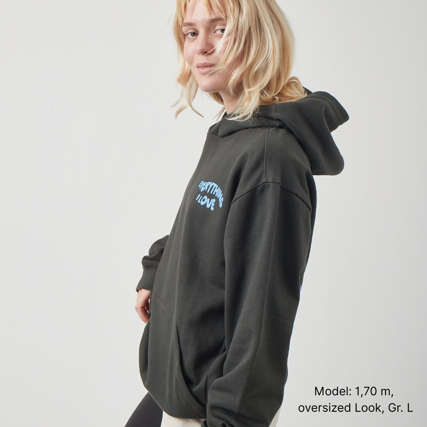 Everything I Love Hoodie, Biobaumwolle, unisex