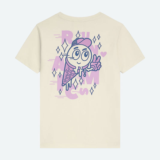 Kinder T-Shirt, Ice Cream, Biobaumwolle, weiß