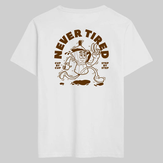 Never Tired T-Shirt, Biobaumwolle, unisex, undyed