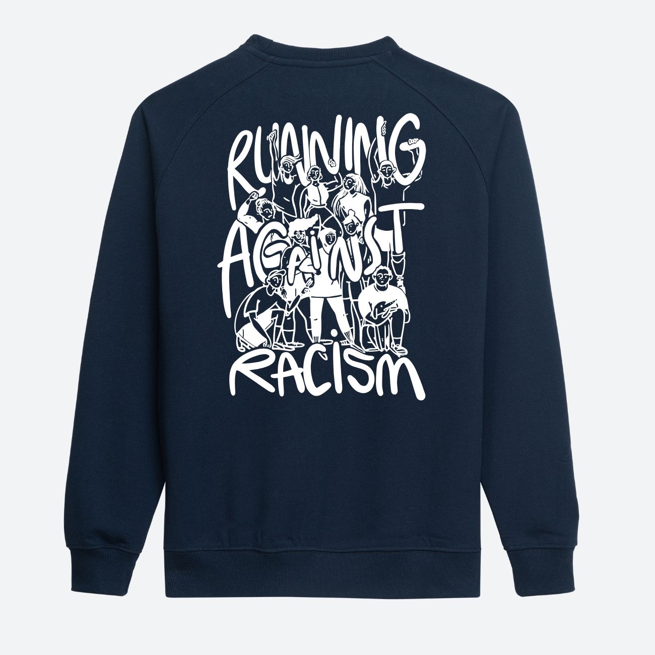 Running Against Racism Sweatshirt, unisex (Limited Edition)