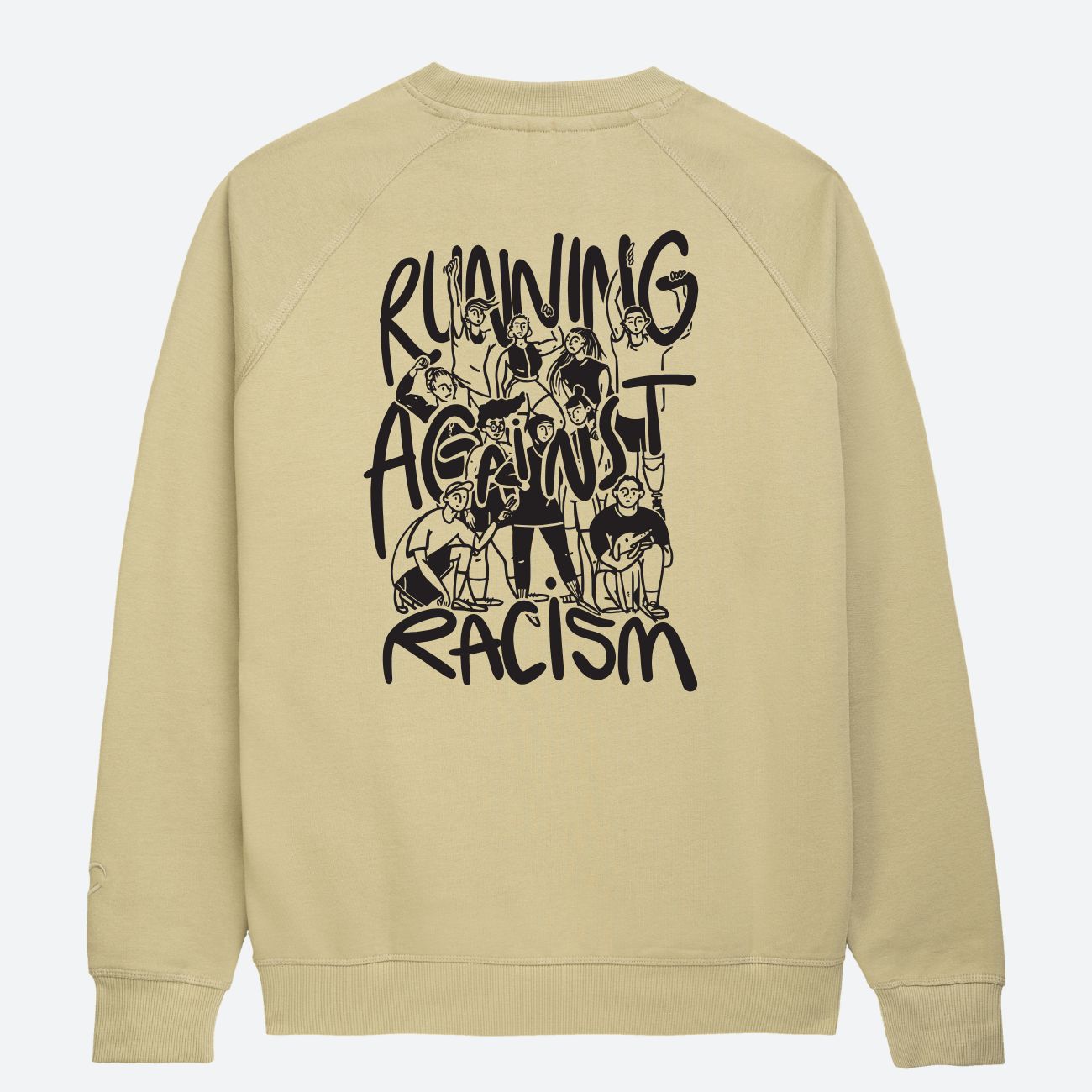 Running Against Racism Sweatshirt, unisex (Limited Edition)