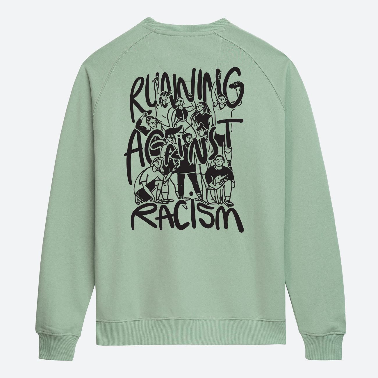 Running Against Racism Sweatshirt, unisex (Limited Edition)