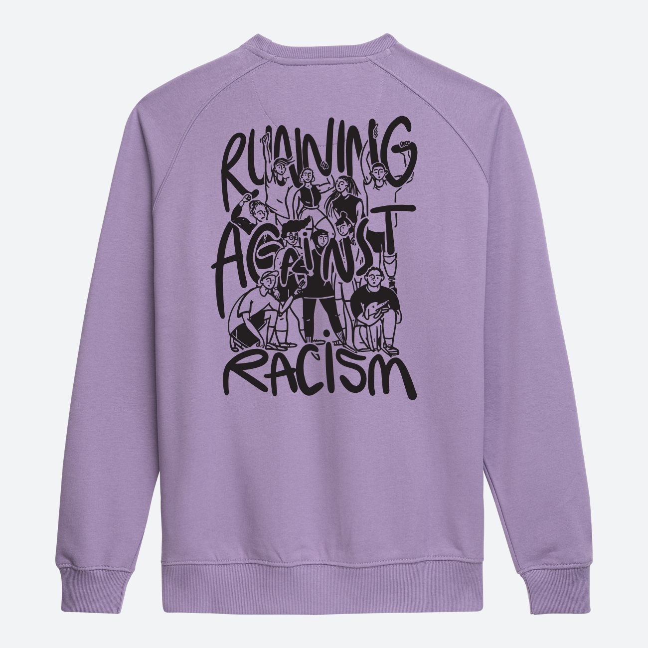 Running Against Racism Sweatshirt, unisex (Limited Edition)