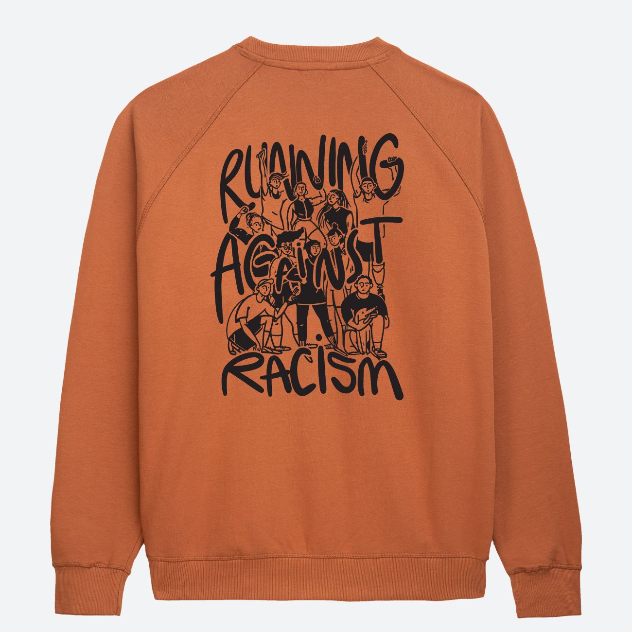Running Against Racism Sweatshirt, unisex (Limited Edition)