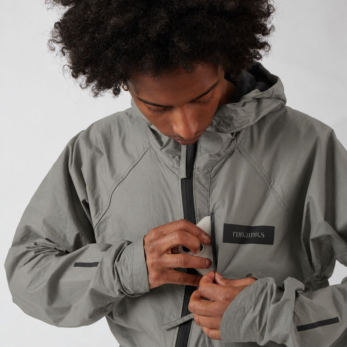 OrganicShade Laufjacke, unisex, light-grey [PRE-ORDER]