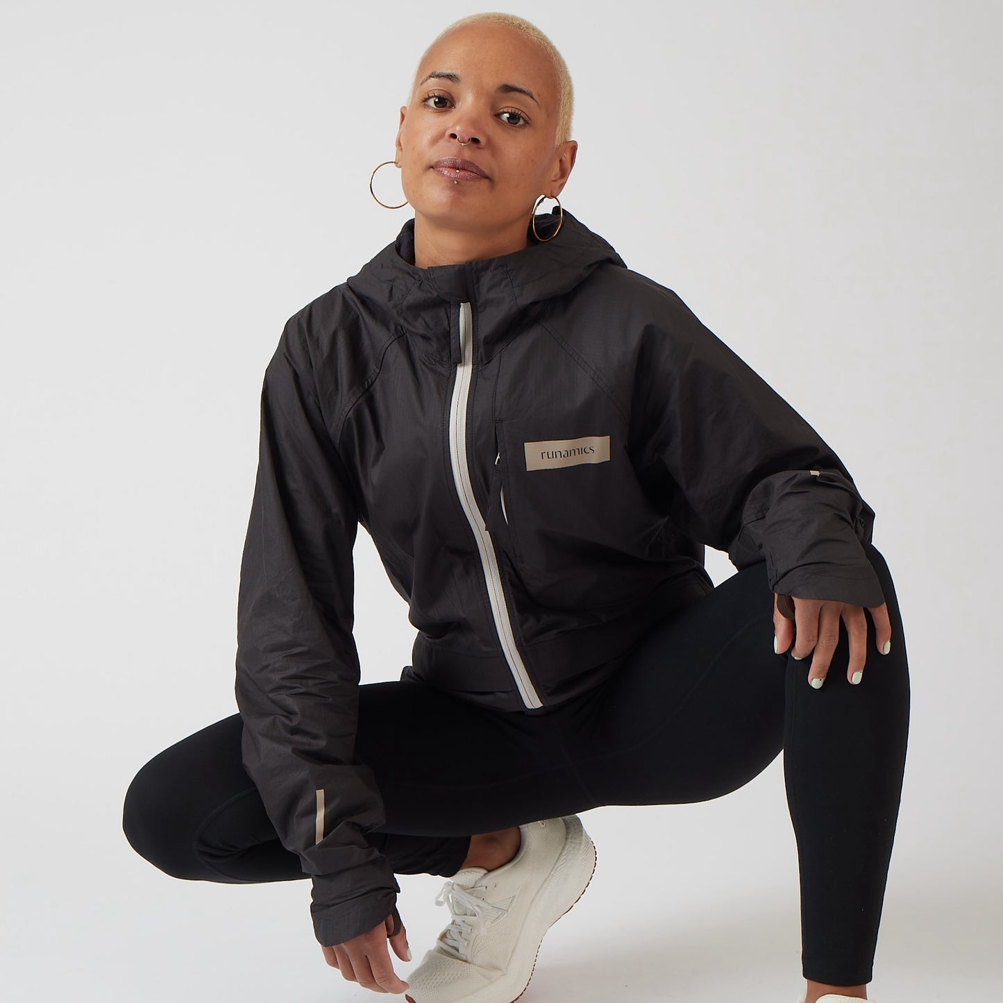 OrganicShade Laufjacke, unisex, schwarz