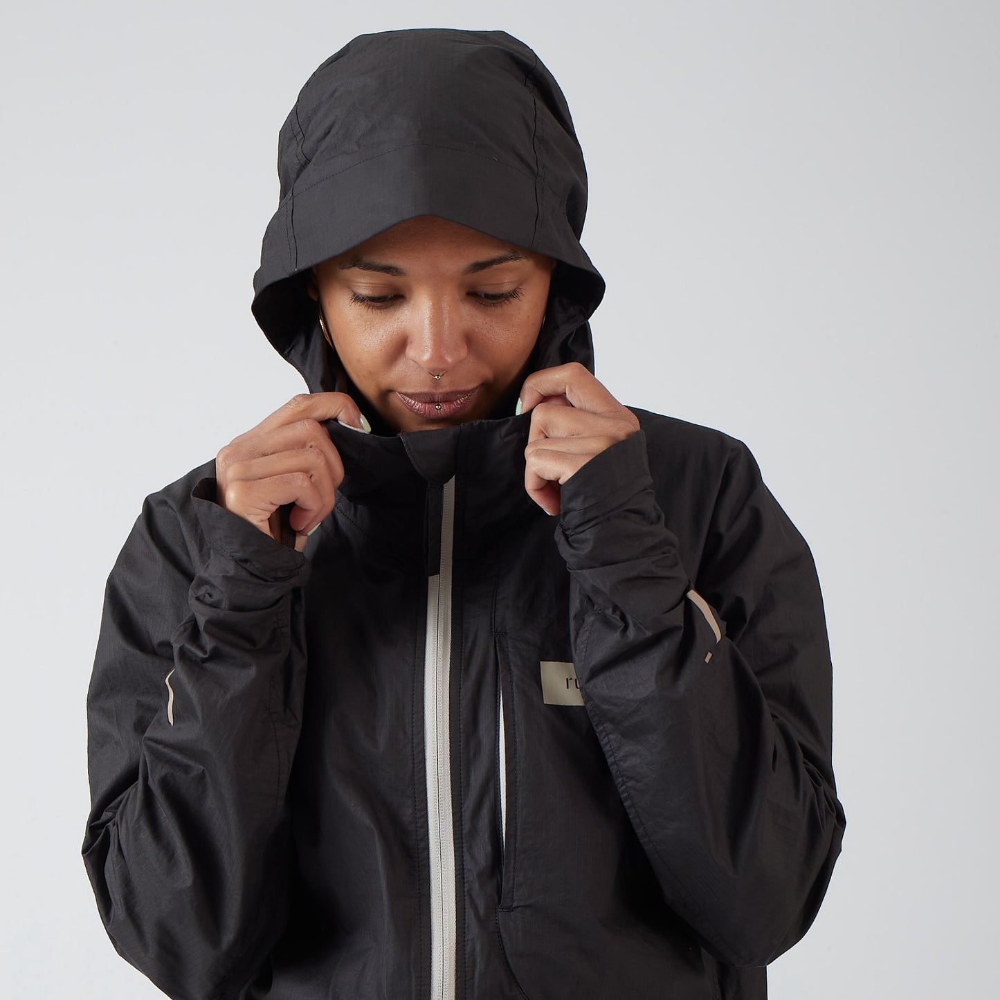 OrganicShade Laufjacke, unisex, schwarz
