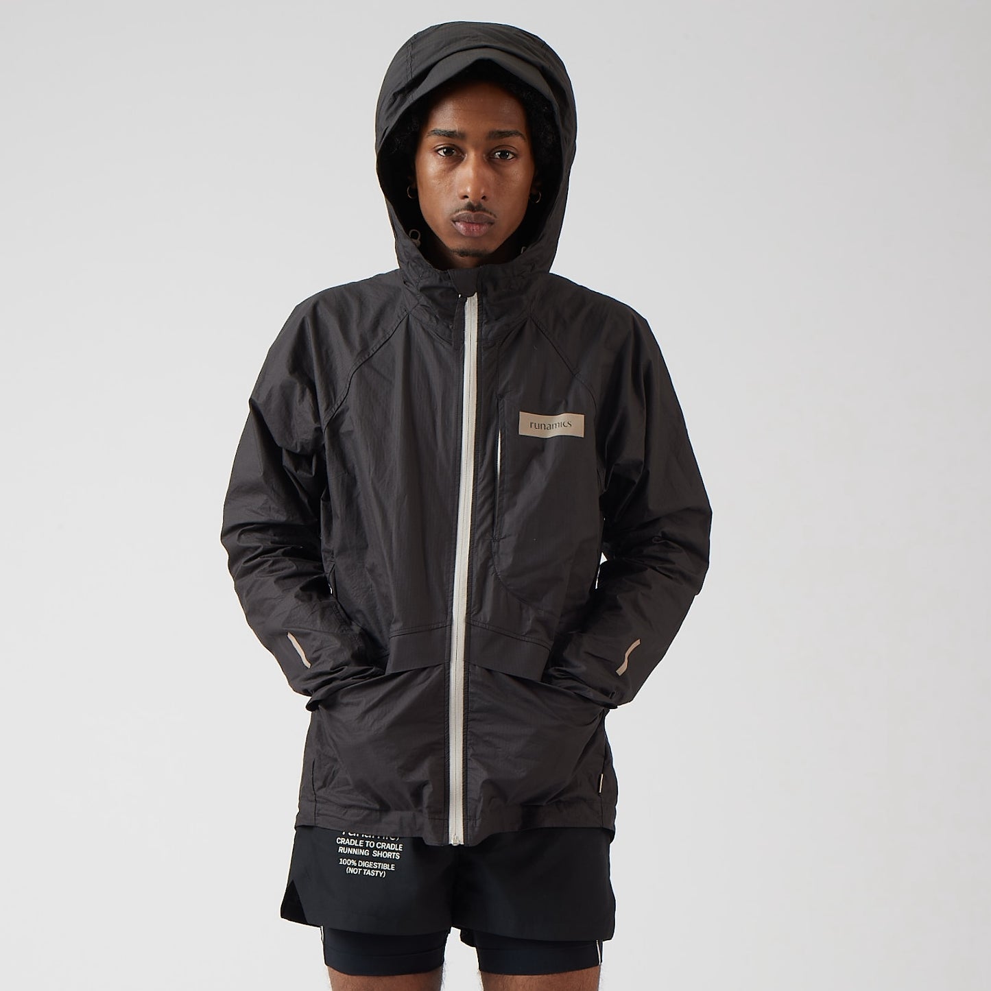 OrganicShade Laufjacke, unisex, schwarz