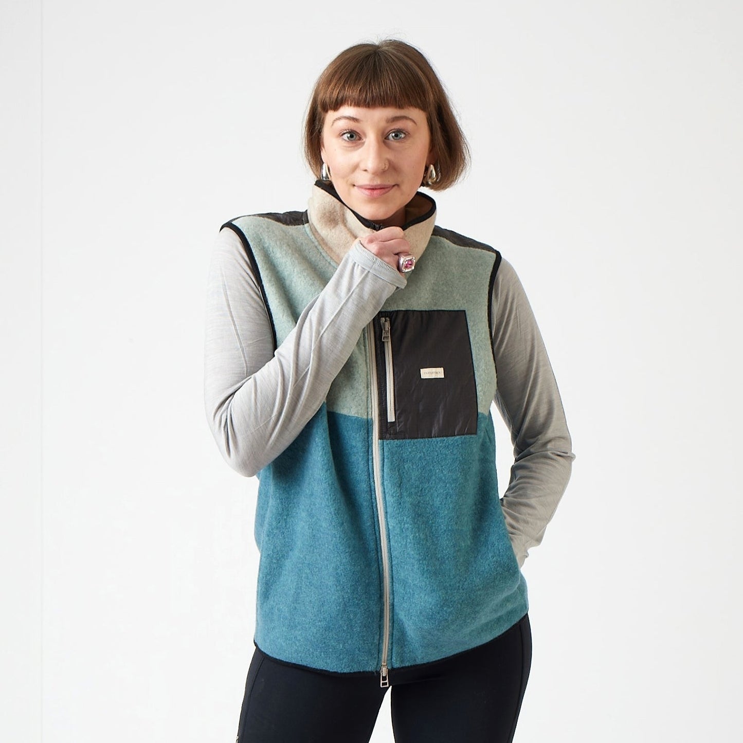TheNova Merino Fleece Weste, Nordic Breeze, unisex