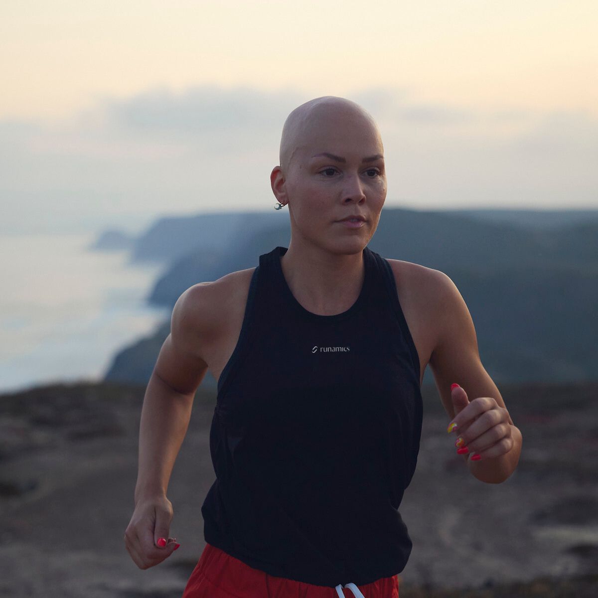 Runamics Superlight Merino Tanktop Damen, schwarz