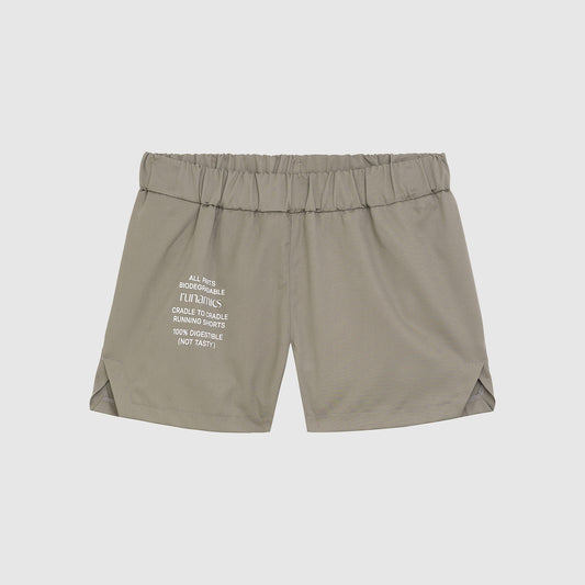 C2C Running Shorts Damen, olivgrün