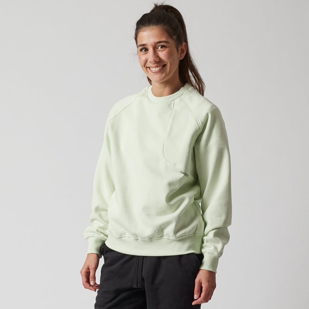 Signature Sweatshirt, Damen, mintgrün