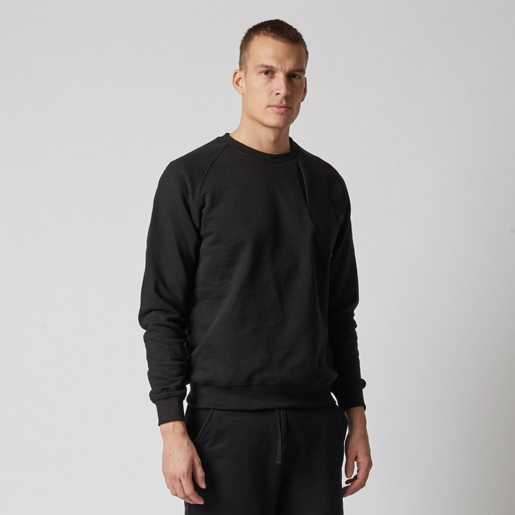 C2C Pullover Herren, schwarz
